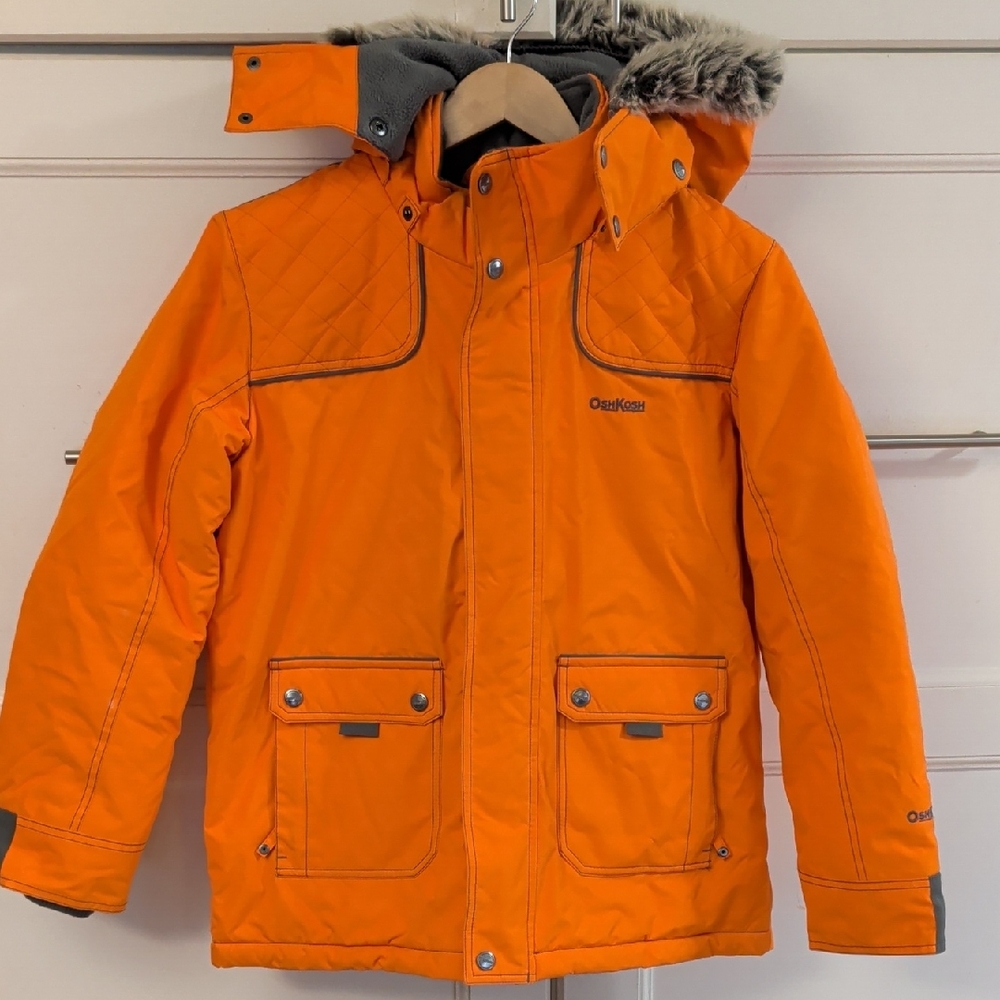 OshKosh B'gosh Bright Orange Puffer Jacket